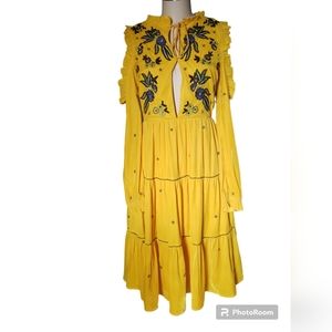 Asos Frock and Frill beaded velvet dress UK 12 US 8